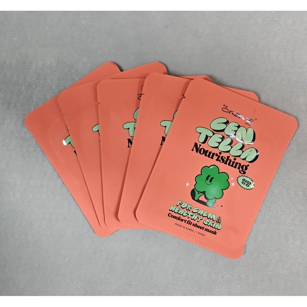 The Crème Shop Centella Nourishing Comfort Fit Sheet Masks - Set of 5 - K-Beauty